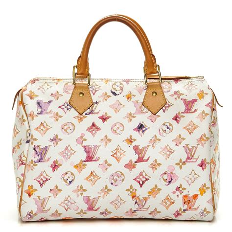 lv watercolor|louis vuitton speedy 30 watercolor.